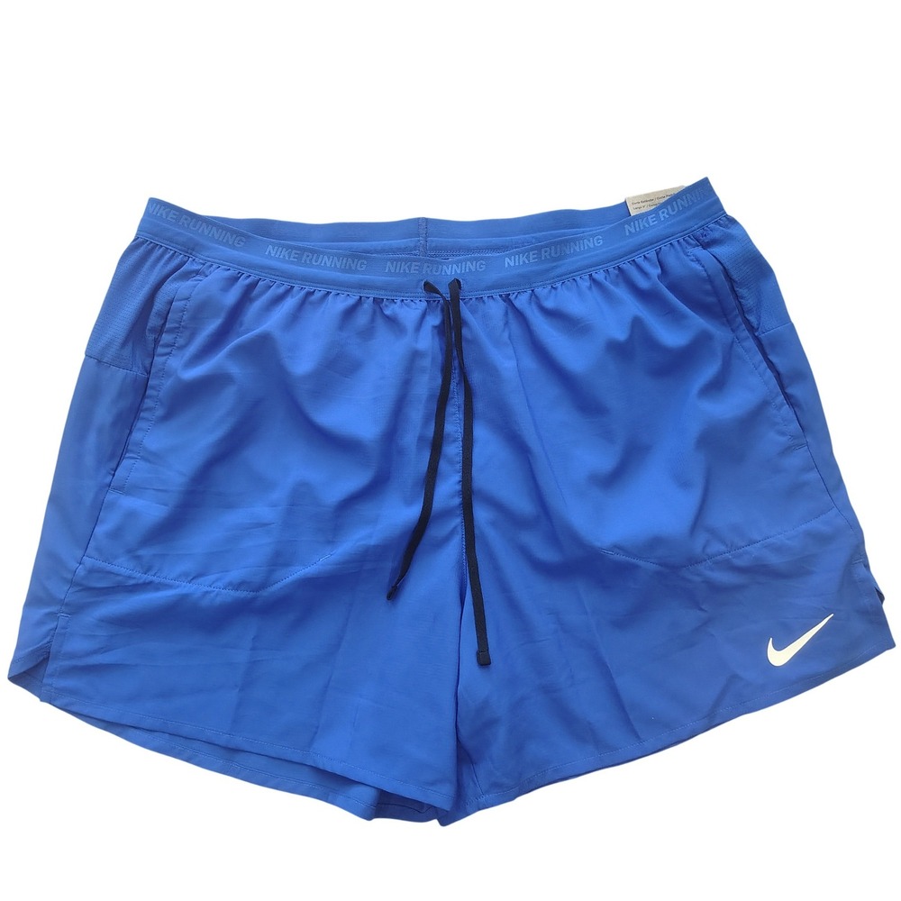 Nike Stride Mens 5 Inch Running Shorts Blue Dri-FIT XL‎ DM4755-480